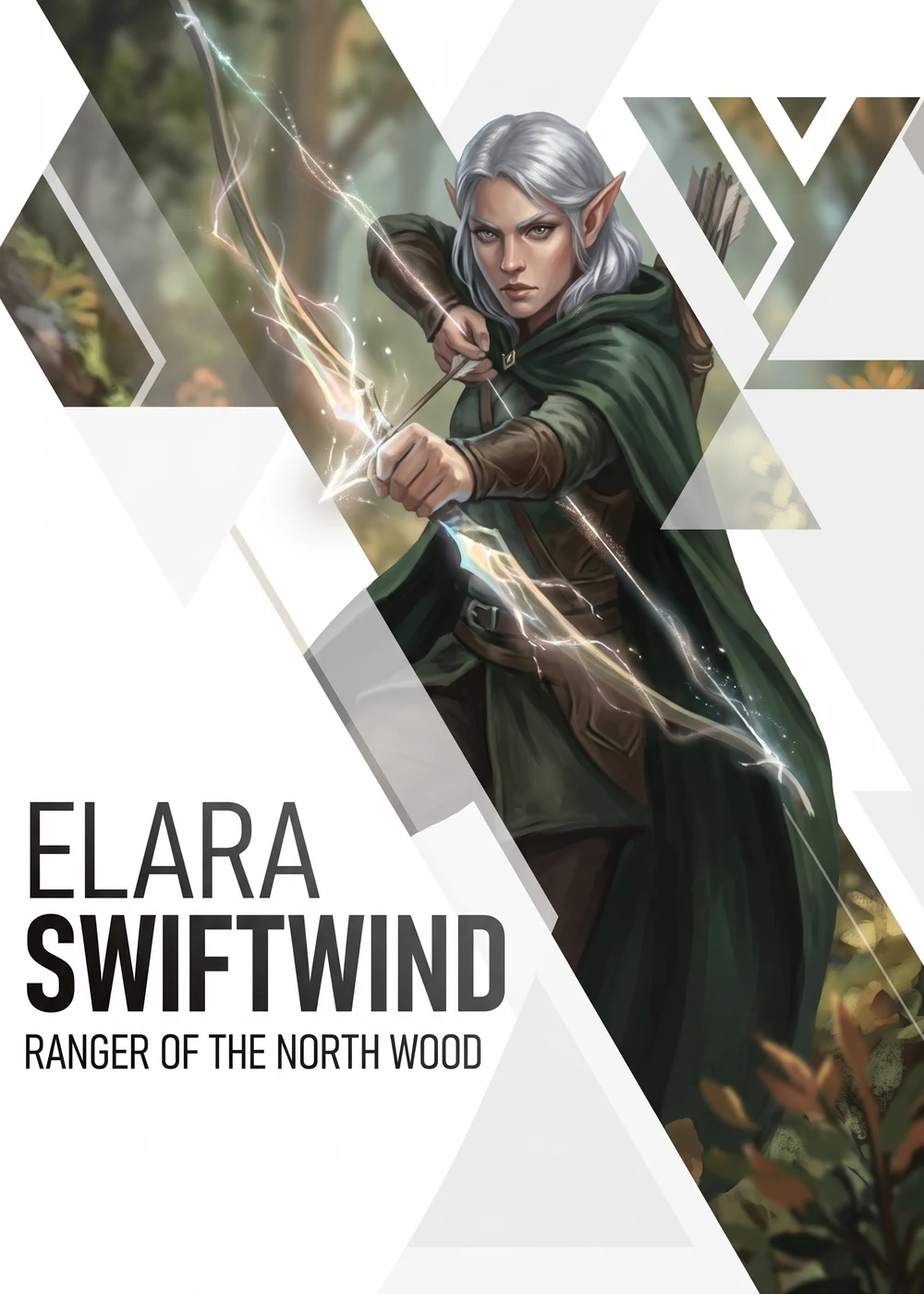 Apex custom card with original fantasy art of an elf archer