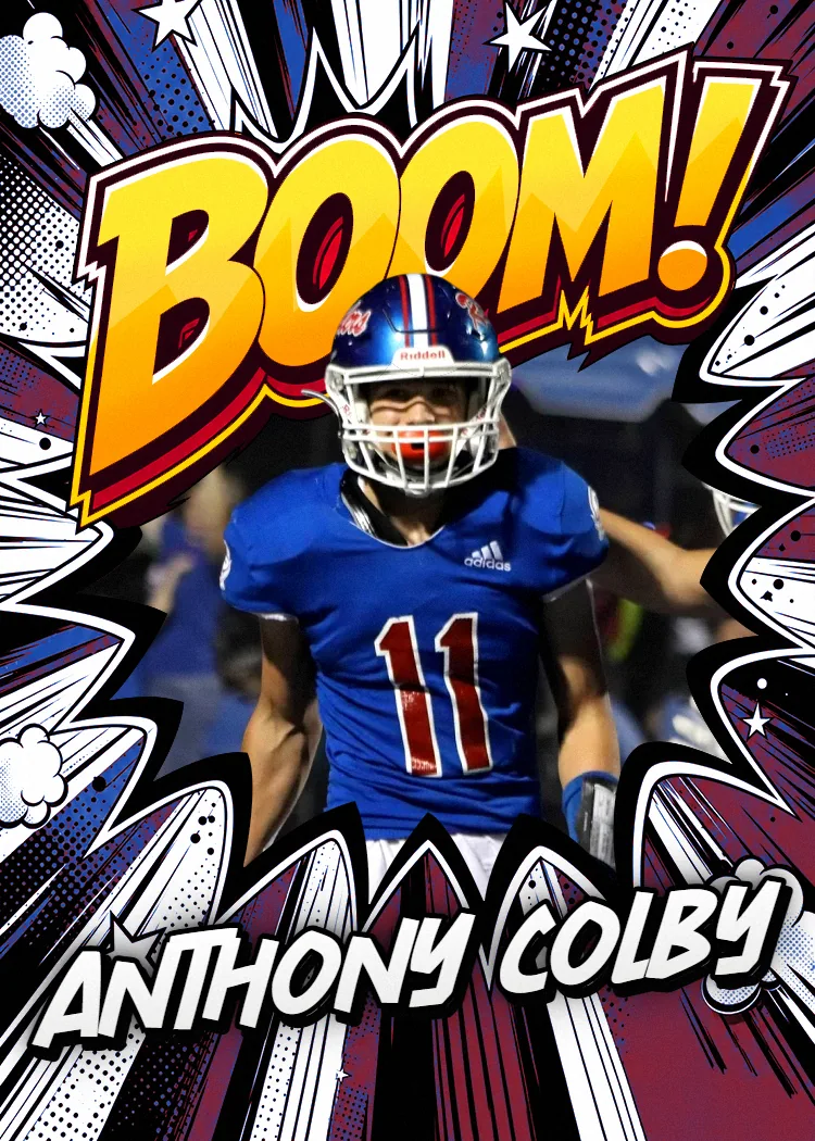 Boom series high-energy custom trading card