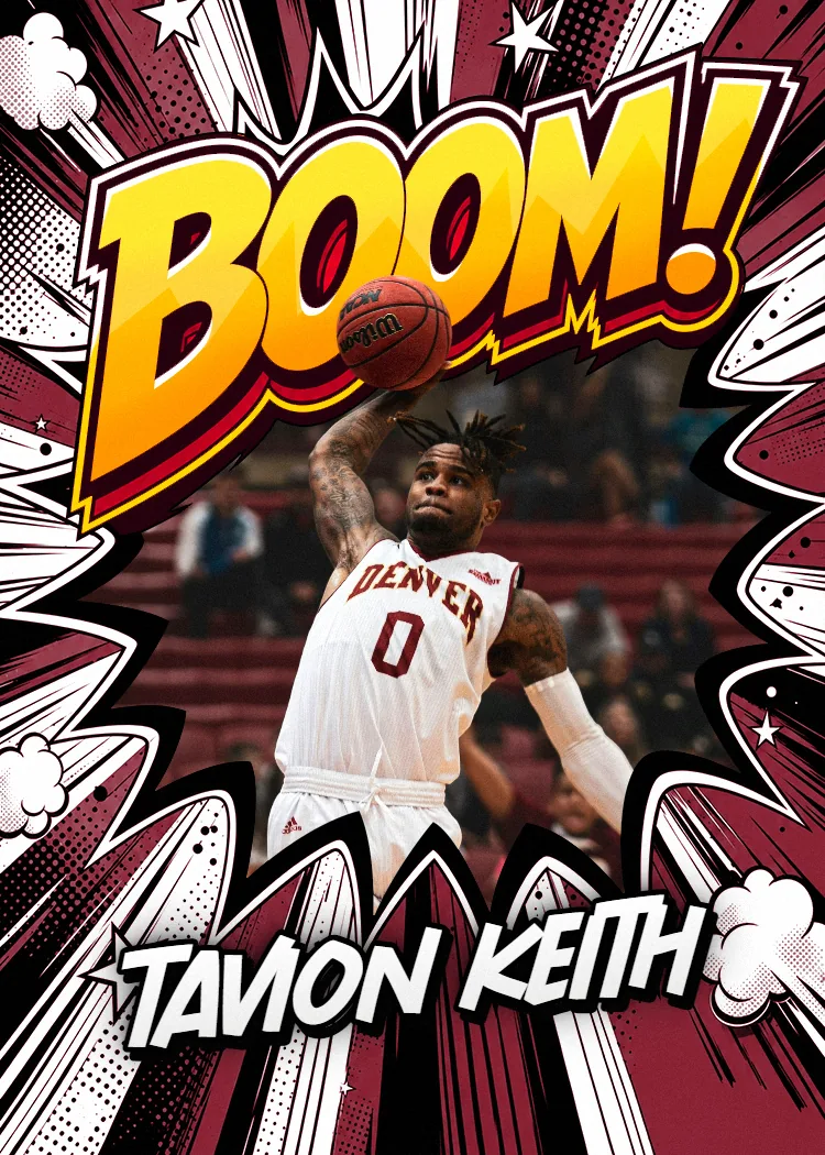 Boom series comic-style custom trading card