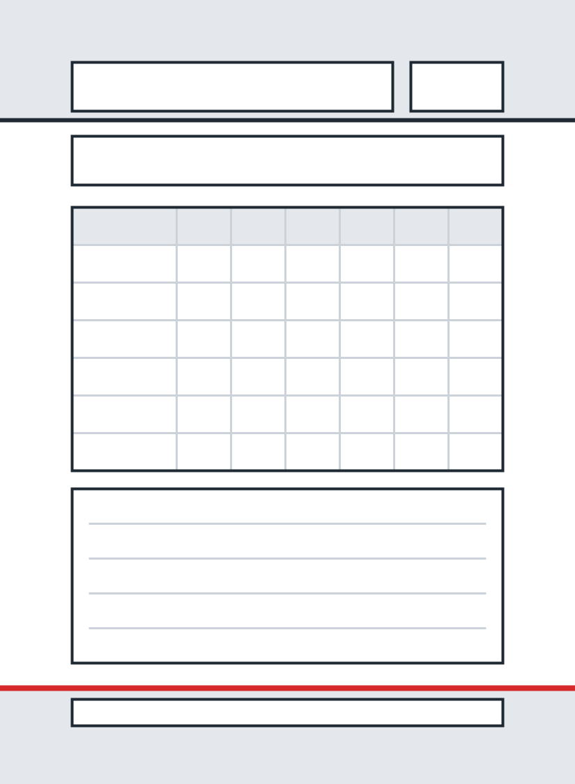 Stats Back blank trading card template, clean