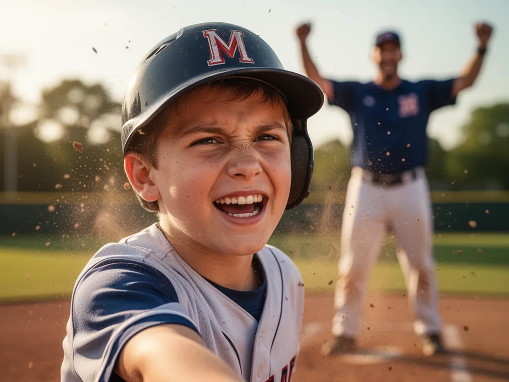 Snapshot baseball card order shown with magnetic protective case on a wooden display surface