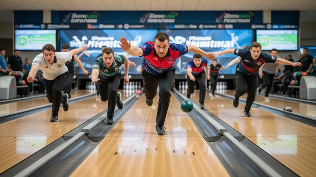 Custom bowling trading card from a Spring Hill FL weekend tournament printed on premium card stock