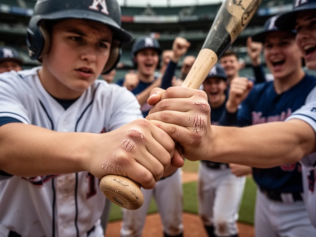 Youth baseball player featured on a custom Snapshot trading card shipped from Des Moines Iowa