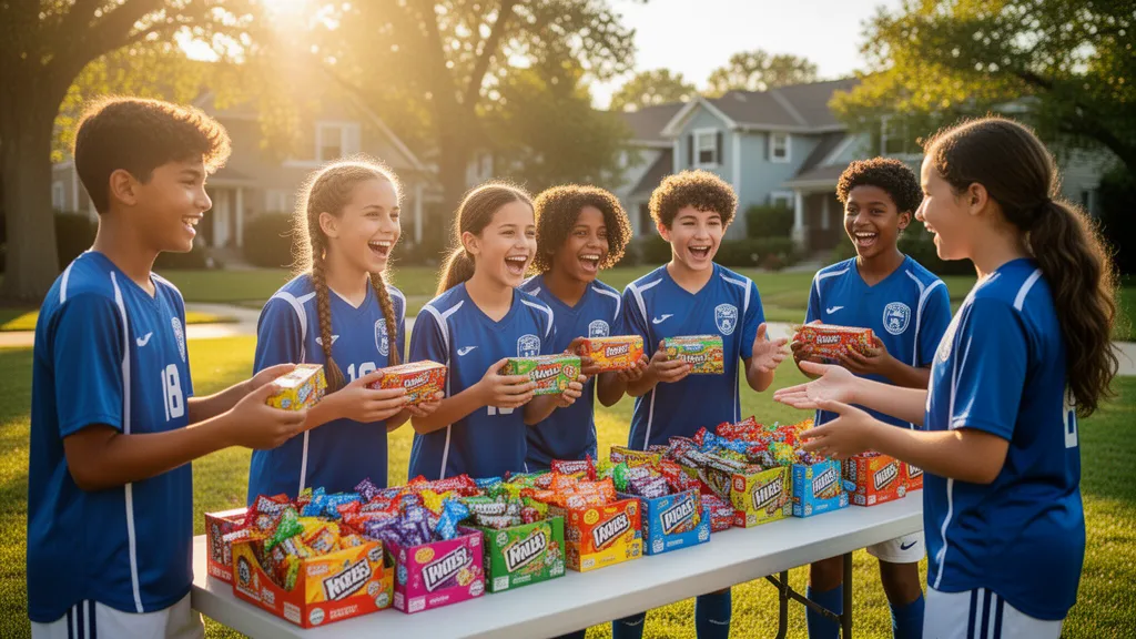 Custom sports trading card fundraiser alternative to candy sales for youth and high school sports teams