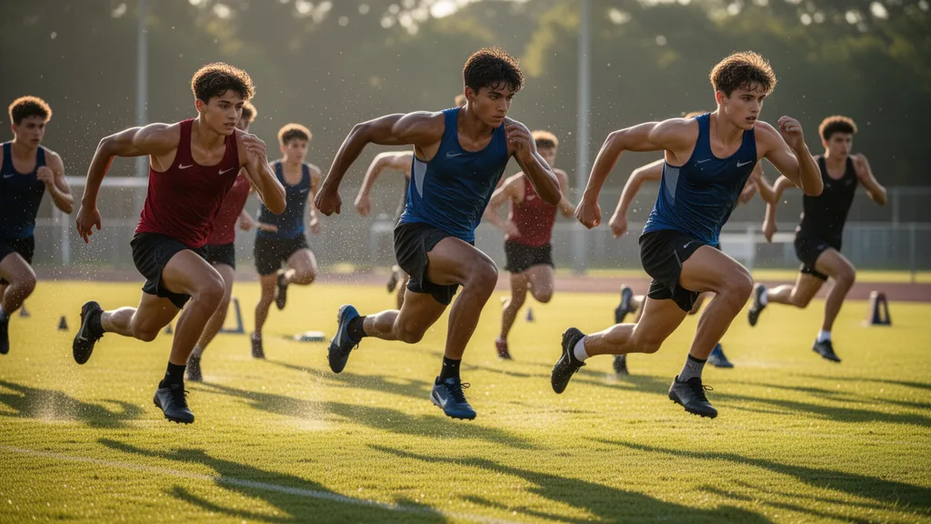 Young athlete reviewing creatine information with parent before youth sports practice session