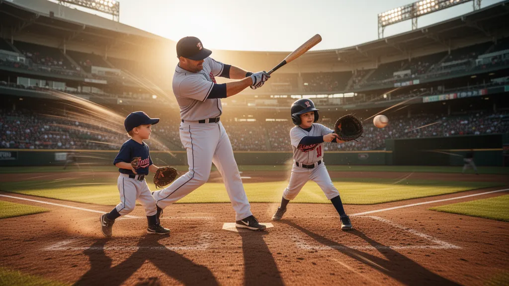 Custom dad baseball card printed on premium card stock displayed in magnetic case on desk