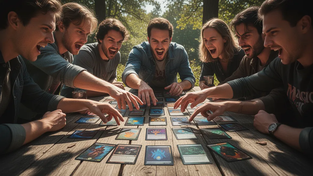 Custom Magic the Gathering style trading card printed on premium card stock with magnetic case