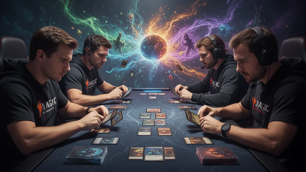 Custom MTG art printed on a premium trading card with a free magnetic case included from Snapshot