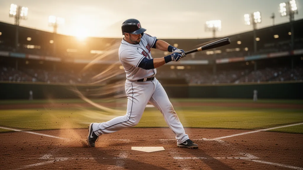 Young baseball player holding a custom Snapshot baseball card in full uniform on a sunny field
