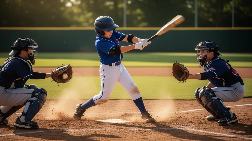 Customized baseball card featuring youth player in batting stance printed on premium card stock