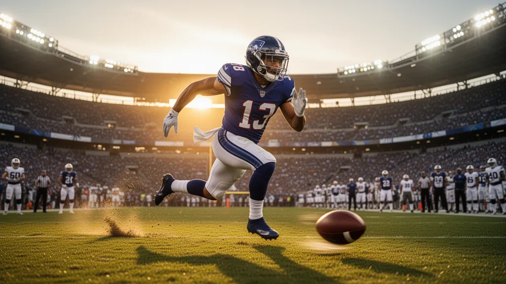 Custom football player card printed on premium card stock with free magnetic case included from Snapshot