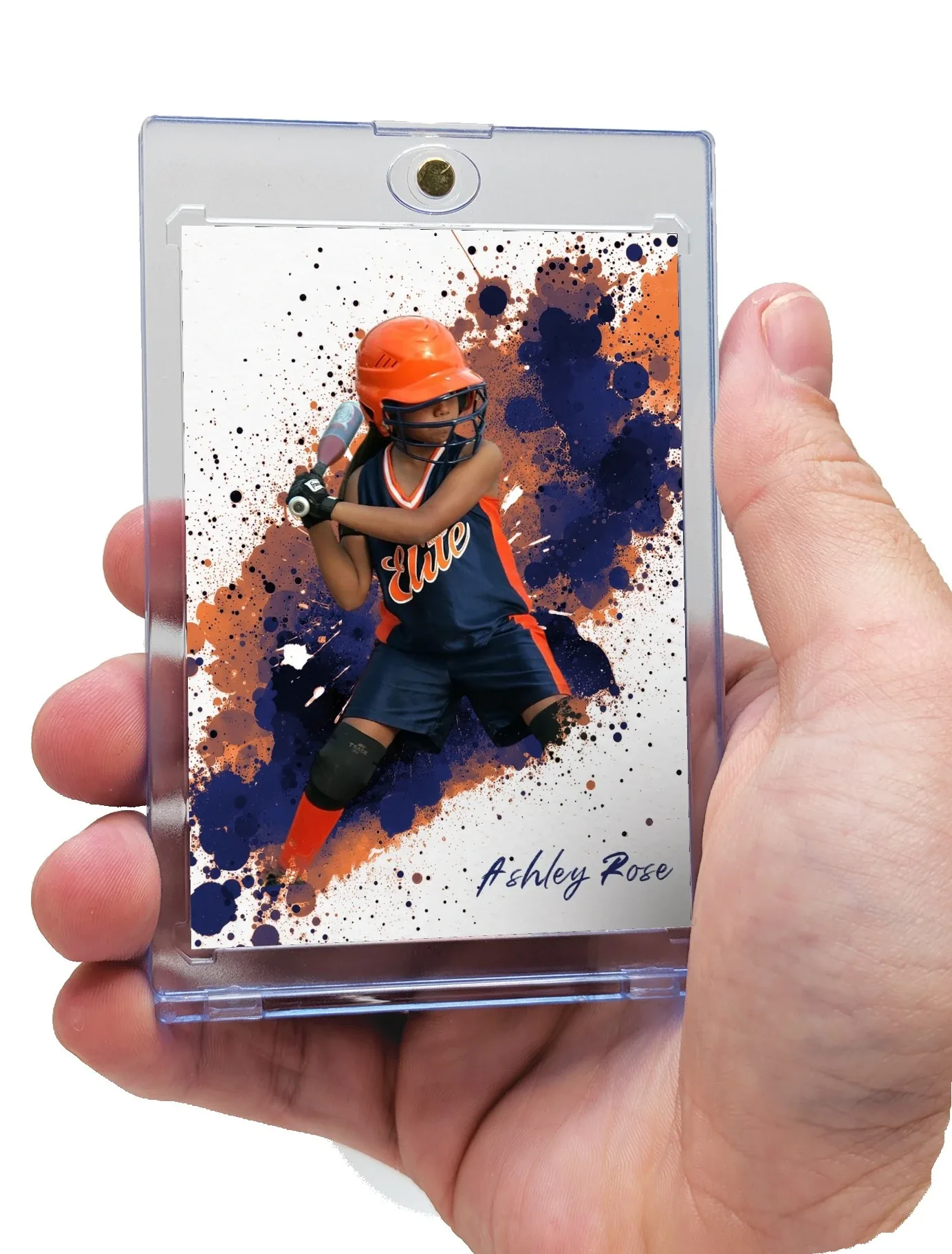 Paint Blaster Snapshot template shown as rookie box magnetic case