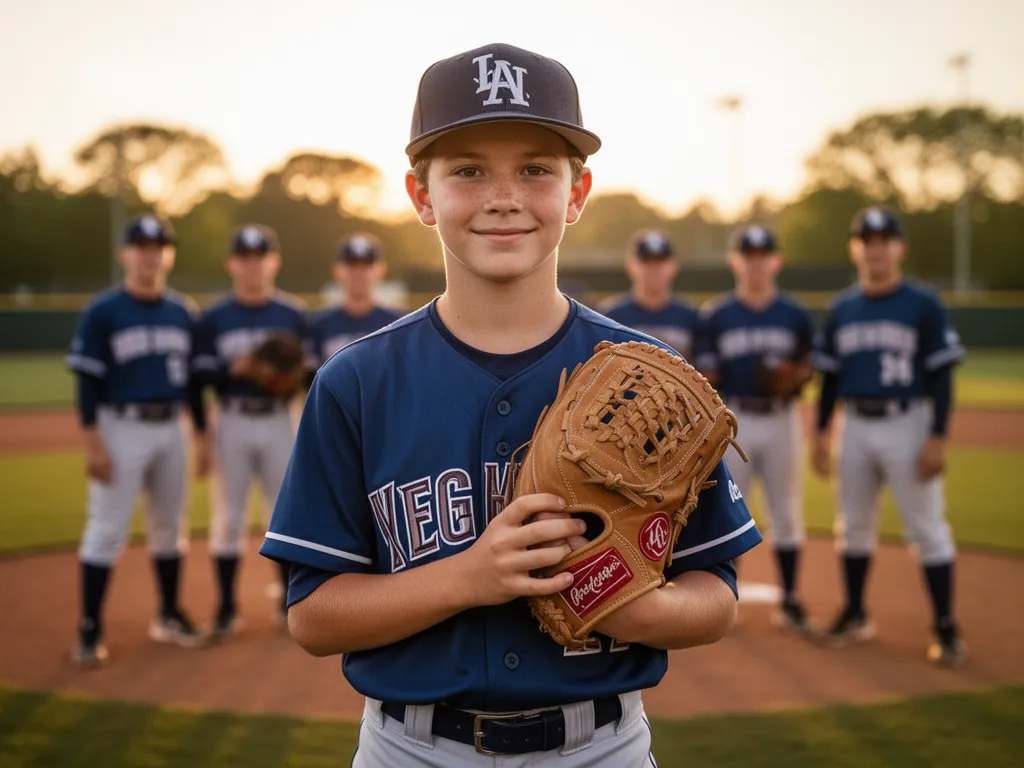 Snapshot custom baseball card displayed in free magnetic case showing full-color player photo and name bar