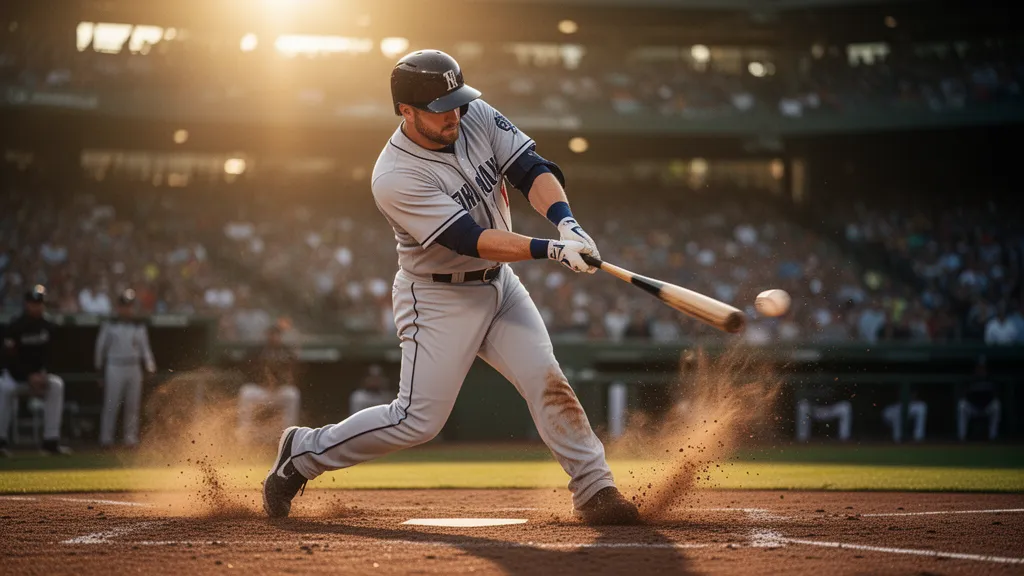 Young baseball player holding a custom Snapshot trading card made from a game action photo