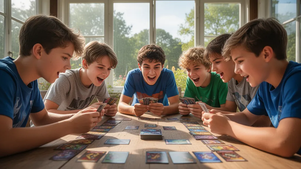 Custom Pokémon-style trading card made online with a personal photo printed on professional card stock