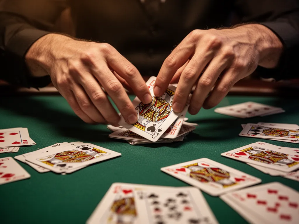 Snapshot custom card displayed in free magnetic case next to poker chips on a game night table