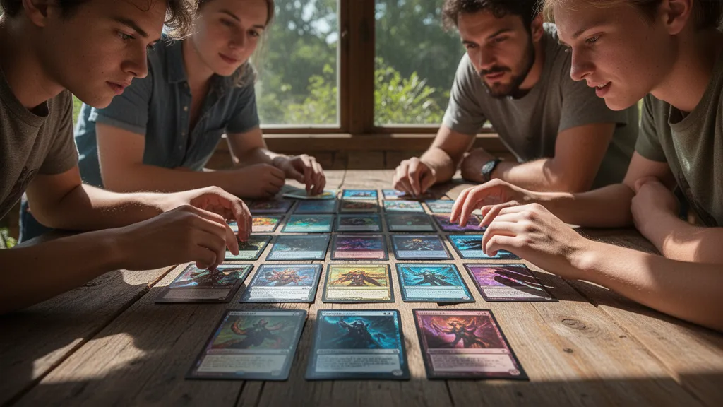 Custom Magic the Gathering style trading card printed on premium card stock with full-color photo design
