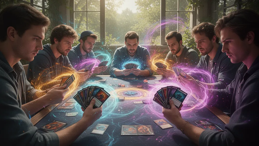 Premium custom printable MTG-style trading card printed on professional card stock with magnetic case included