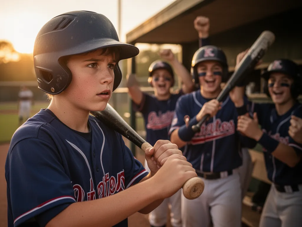 Snapshot custom baseball card displayed in free magnetic case on wooden surface