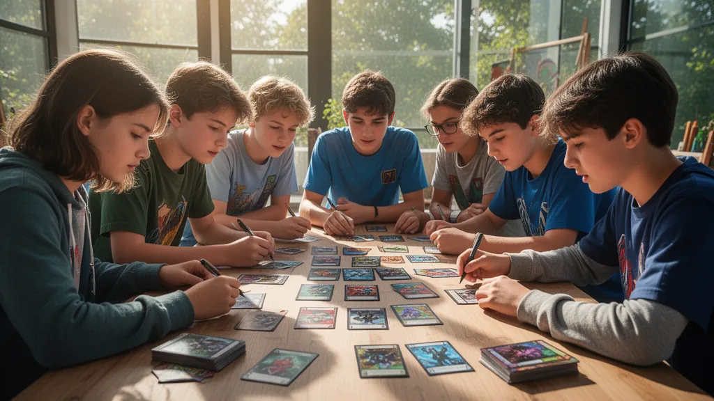 Custom trading card game maker producing premium sports cards printed on professional card stock in the USA