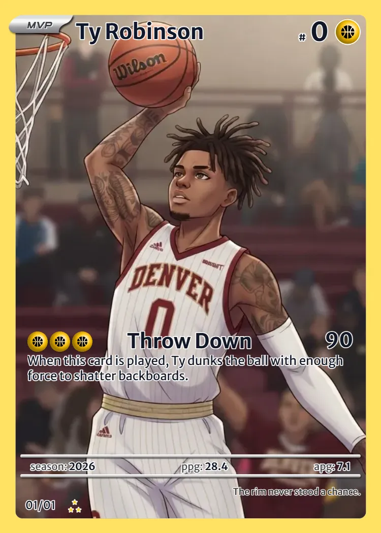 Wild Card (Full Art) public template front preview