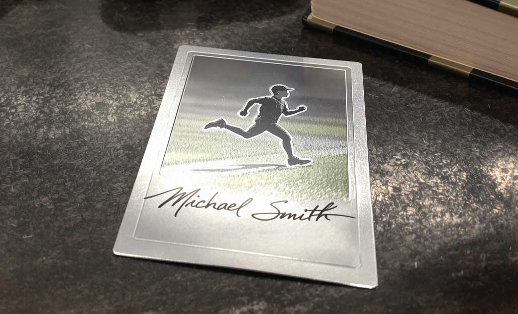 Custom baseball cards - professional quality personalized baseball trading cards